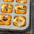 thumbnail image 4 of CHEFMADE Brownie Cake Pan, 6-Cavity Non-Stick Square Muffin Pan Blondie Bakeware for Oven Baking (Champagne Gold), 4 of 10