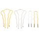 thumbnail image 1 of 4pcs Hair Side Combs Hair Comb Side Hair Comb DIY Bride Hair Comb Accessories, 1 of 3