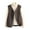 Coffee, variant on Women's Faux Lamb Fur Vest, 2024 Spring Autumn Korean Style Sleeveless Jacket for Fashion , Faux-Shearling Gilet, Korean-Style Fleece Vest, Fall Fashion Layer Khaki M