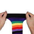 thumbnail image 3 of OULII 1 Pair Colorful Long Socks For Women Striped Over Knee Socks For Festival Girls Long Socks Carnival Socks Girls High Socks, 3 of 8