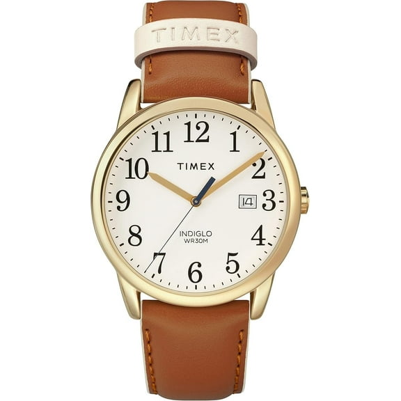 Timex Pay 38mm Unisex Leather Watch with Contactless Payment