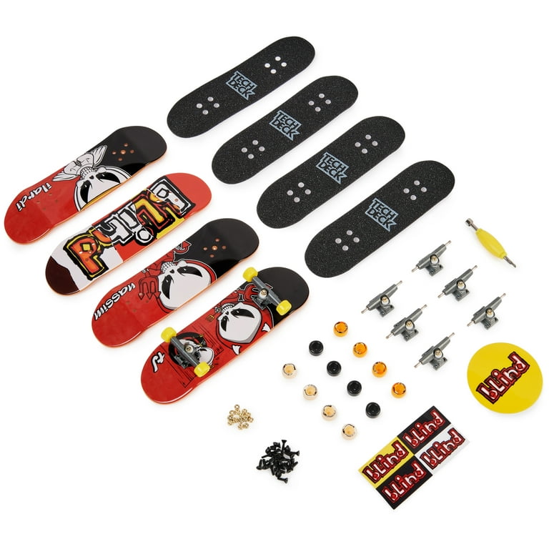 スケートボード TECH DECK ULTRA DLX 4-PACK WORLD EDITION Tech Deck, Ultra DLX Fingerboard 4-Pack, April Skateboards