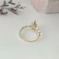 thumbnail image 5 of SHEKHAWATJEWELS Pear Cut Moissanite Engagement Ring, Minimalist Dainty Ring, Solid Gold Hidden Halo Wedding Ring,Stunning Promise Anniversary Gift Ring, 5 of 5
