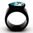 thumbnail image 3 of Luxe Jewelry Designs Women's Stainless Steel Traditional Ring with Top Grade Crystal in Light, 3 of 5