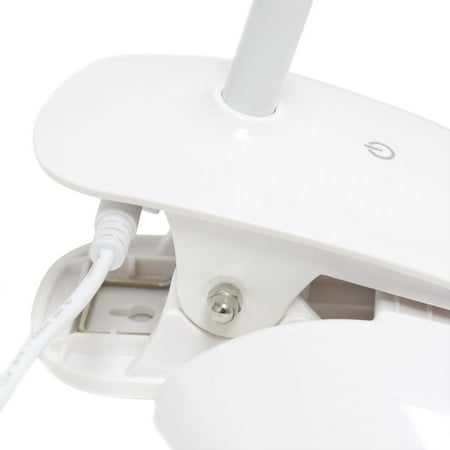 Simple Designs - Flexi LED Rounded Clip Light - Gray