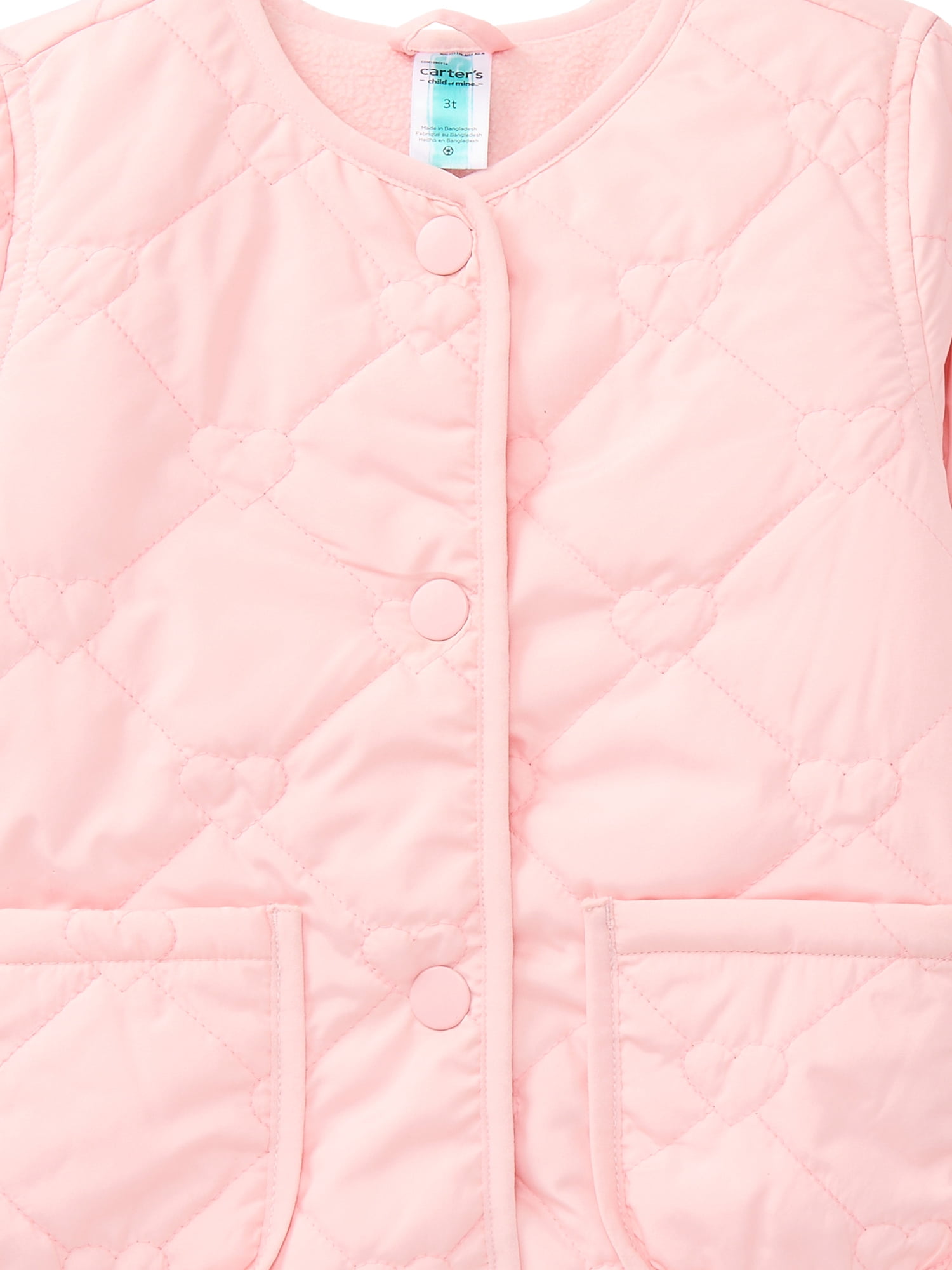 Carter's Child of Mine Toddler Girl Quilted Jacket, Sizes 12M-5T