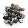 thumbnail image 5 of K-KED 20PCS Natural Indian Agate Stone Planet Pendant UFO Universe DIY Delicate Jewelry Making, 5 of 6