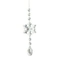 thumbnail image 1 of Crystal Light Catcher Prism Snowflake Wind Chime Hanging Christmas Sundrop (C), 1 of 10