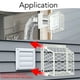 thumbnail image 3 of Guardia Universal De Aves, Cubierta De Ventilación De Escape De Escape De Acero De Acero De Acero De Servicio Pesado Para Cubierta De Ventilador De 3-4 Pulgadas, Evita Que Las, 3 of 7