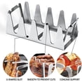 thumbnail image 1 of Bbq Rescher Bavarian Rescher Grill Rack, Robust Stainless Steel, Ideal Angle For Meat, Easy Indirect Grilling, 1 of 3