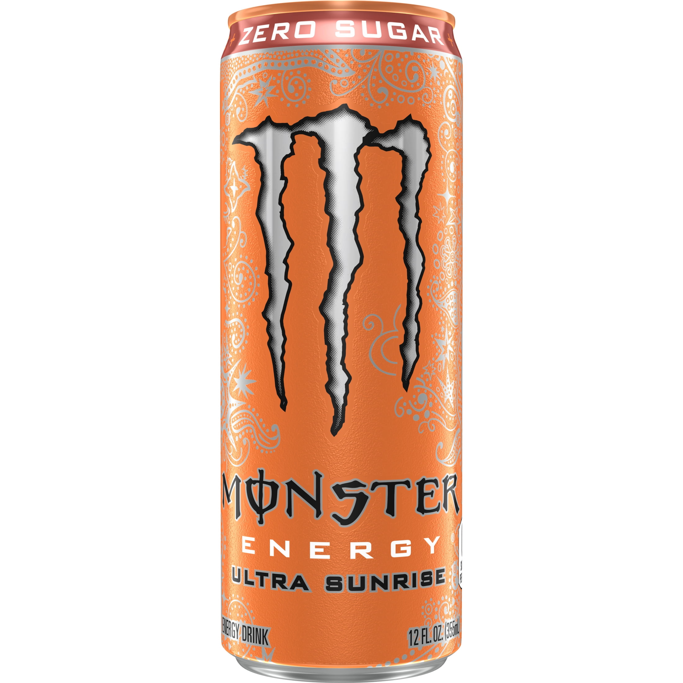 (5 pack) Monster Energy Ultra Sunrise Sugar Free Energy Drink 12 fl oz Can
