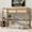 White Oak, variant on Mirightone Twin Size Loft Bed with Desk & Safety Guardrail and Ladder, Wood Bed Frame for Bedroom, Easy to Assemble Bedframe, White Oak