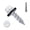 White, variant on Metal Roofing Screws 10 x 1 Galvanized Hex Head Sheet Metal Screws, Metal to Wood Siding Screws, Self Tapping Screw with EPDM Washer for Corrugated Roofing (Black-300Pcs)