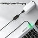 thumbnail image 3 of Cable de carga rápida YikAien USB-C a DC, 20 V, 1,2 m, 3 of 7