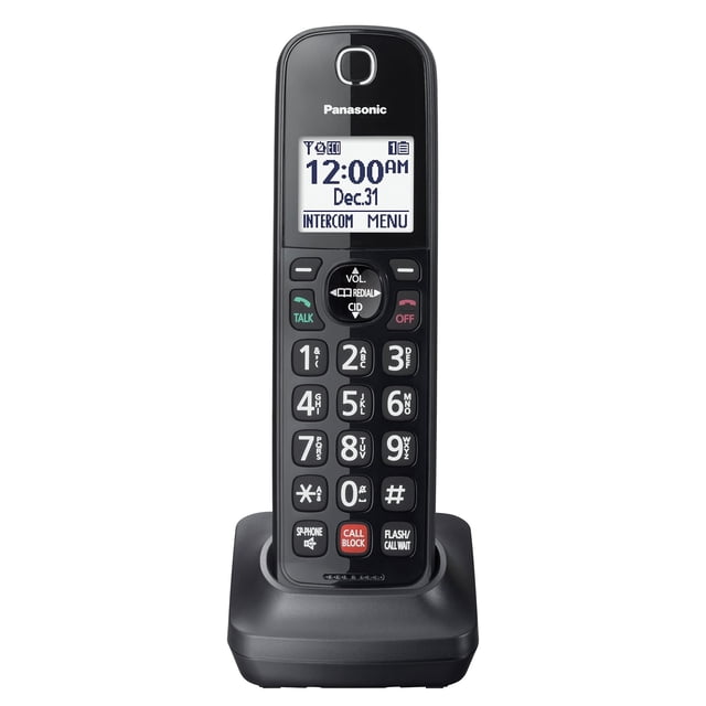 Teléfono Inalámbrico Panasonic KX-TGFA85B Negro