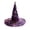 A, variant on Witch Hat for Women, 3D Digital Print Quilted Halloween Costume Hat, Tall Pointed Cone with Wide Oversized Brim, Perfect for Party Dress Up Cosplay and Themed Events A