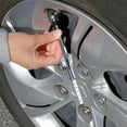 thumbnail image 2 of Chrome Pencil Tire Gauge with Valve Caps (20-120 psi), 2 of 3