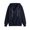 Navy, variant on Women's Fleece Lined Hoodie with Snap Buttons, Drawstring V-Neck Pullover, Raglan Long Sleeve Casual Fall Winter Top, S-2XL