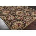 thumbnail image 4 of BoutiqueRugs Wrens Boho Hand Tufted Wool Natural Fiber Soft Area Rug - Traditional Floral Carpet for Living Room, Bedroom - Brown, Sage, Rust - 6' Round, 4 of 19