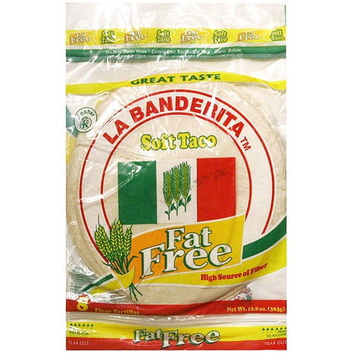 La Banderita Fat Free Soft Taco Tortillas, 12.7 oz (Pack of 12) by Generic
