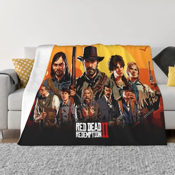 Red Dead Redemption Rdr Ultra-Soft Micro Fleece Blanket Cozy Blanket Thick Warm Plush Throw Blanket Sofa Cushion