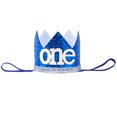 thumbnail image 3 of Sombrero de fiesta de cumpleaños para bebé, diadema de corona de princesa, decoraciones para cumpleaños de 1, 2 y 3 años, suministros para fiestas de primer cumpleaños para niños, 3 of 5