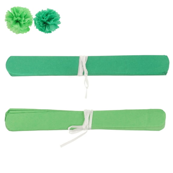 HAKIDZEL Tissue Paper Pom Poms Adorn 20Pcs for Wedding and Birthday Celebrations in Dark Green Assorted