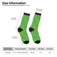 thumbnail image 2 of Fotbe St Patrick's Day Calcetas Largas con Estampado para Hombre y Mujer – Calcetas de Compresión Transpirables y Elásticas, Viajar y Uso Diario Talla 5-11, 2 of 6