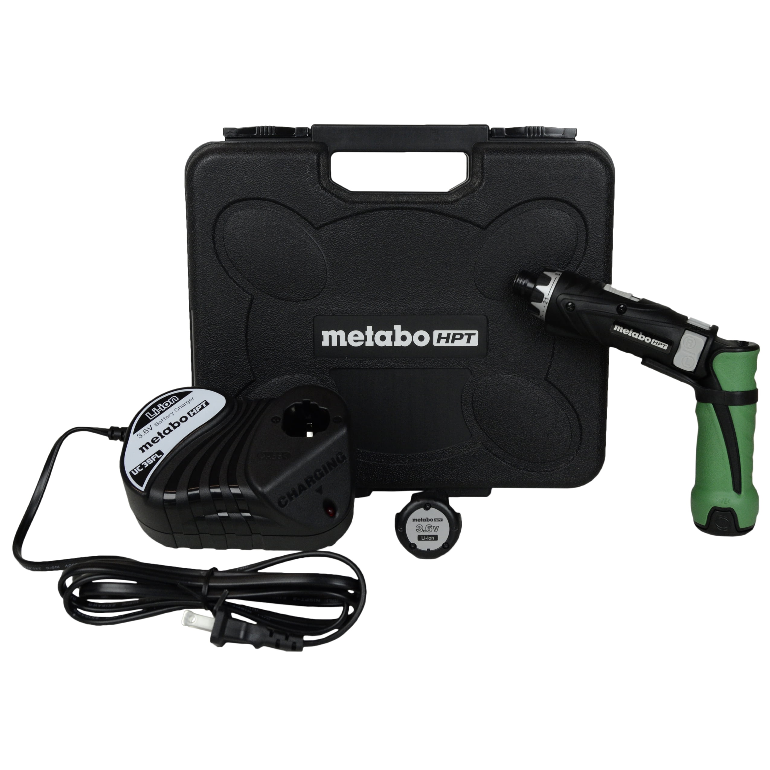夜空 Metabo HPT Cordless Screwdriver Kit 3.6V, Lithium Ion Batteries ー