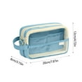 thumbnail image 3 of Estuche Grande para Lápices con Múltiples Compartimentos y Doble Cremallera. Hermoso Estuche, Ideal para Estudiantes, Adultos y Oficina., 3 of 6
