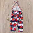 thumbnail image 6 of IROINNID Girls' Casual Sleeveless Jumpsuits Spaghetti Strap Loose Romper Long Pants with Pockets, 6 of 9