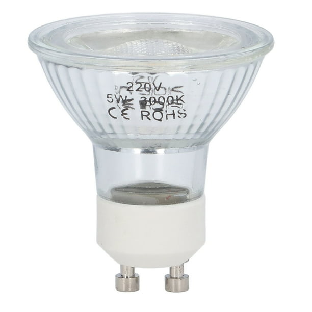 Bombilla GU10 LED COB de 5 W, brillo ajustable, foco para dormitorio, oficina, 220 V