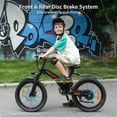thumbnail image 6 of HOVERMAX 20" Electric Bike, Electric Bike for Teens, 250W Motor, 15 mph, 25 Miles Range, E-Bike, Teen Electric Bicycle, UL 2849, Black, 6 of 8