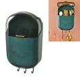 thumbnail image 3 of 3 Compartments Large Capacity Draining Utensil Storage Box With Cover Kitchen Utensil Holder for Countertop,Wall Mounted Chopsticks Holder Dust Prevention[Green], 3 of 9