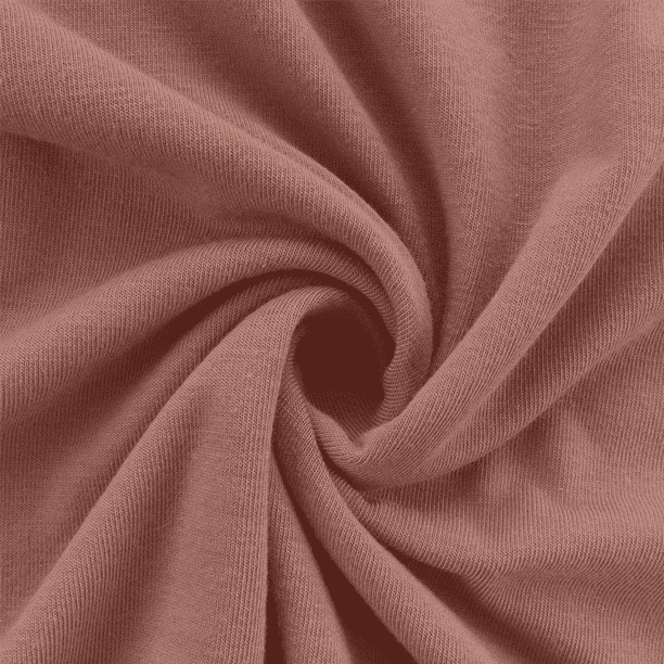 Camiseta de Verano con Cuello en V Rosa L