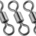 thumbnail image 1 of Dr.Fish Fishing Rolling Swivel Barrel Terminal Rig Connector #5 71Lbs(pack of 50), 1 of 7