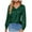 Army Green, variant on Utoimkio Women's V Neck Long Sleeve Shirts Loose Fit T Shirts Casual Solid Basic Tops Tees Blouses for Women