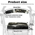 thumbnail image 6 of Jiueut Marble Print Medical Products Rollator Walker Seat & Back Cover for Seniors 2 Piece Seat and Back Rest Cover for Rollator Walker Assistive Vehicle Cover for Men, 6 of 7
