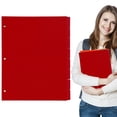 thumbnail image 3 of Ciozy 3-Hole Colorful Page Dividers, Letter Size 8-Tab PP Dividers, Plastic Index Divider Sheets for 3-Ring Binder, File Paper Classification for School (Red), 3 of 9