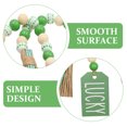 thumbnail image 6 of FRCOLOR St Patrick's Day Beaded Garland Decor with Tassel and Wood Beads for Happy Atmosphere, 6 of 8