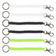 thumbnail image 5 of 6 piezas de bobina de primavera anillos de llave de llave retráctil cuerdas de llave para hombres niños niños, 5 of 5