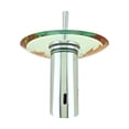 thumbnail image 6 of Waterfall Faucet Bathroom Sink Tap Cast Brass Chrome 7" H Koi Fish Glass| Renovators Supply, 6 of 8