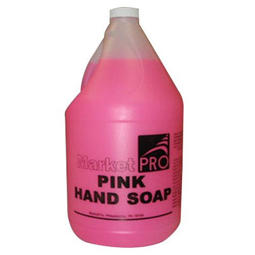 MarketPro Liquid Hand Soap Lotion Pink, 1 gal. Bottle 4/Case