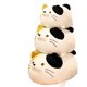 thumbnail image 4 of Almohada de gato muy suave de peluche. Ideal para camas y sofás. El mejor regalo para niñas y niños (naranja, L)., 4 of 5