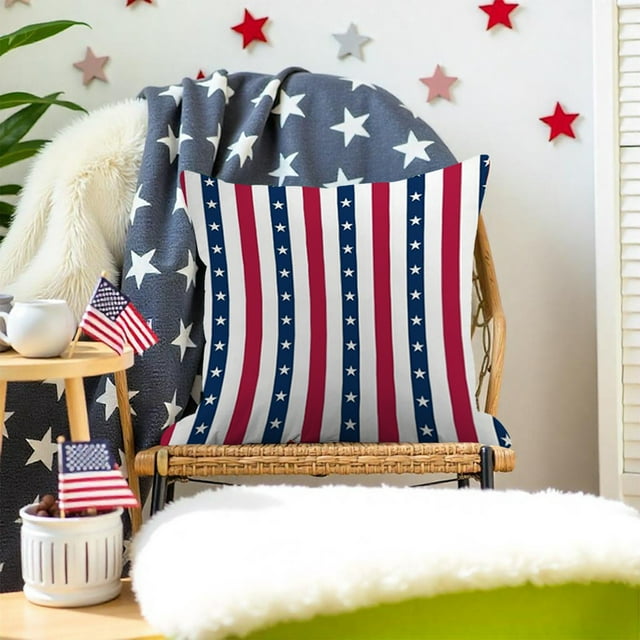 Independence Day Pillowcase Sofa Home Living Room Decoration Home Printed Pillowcase