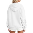 thumbnail image 5 of BUIGTTKLOP Zip up Sweatshirt Women 2026 Casual Long Sleeve Zipper Hoodies Fall Oversized Track Jackets with Pockets, 5 of 8