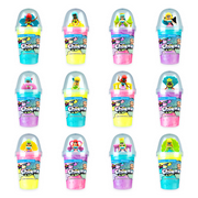ORB Gooze Charmz Mermaids and Unicorns Assorted 2 Pack - Each Container with 2 Assorted Metallic Slimi Slimes and a Charm Toy - Fun, Sensory Slime to Squish and Squeeze For Kids and Adults