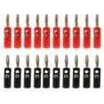thumbnail image 1 of Miulika 20 Pieces Audio Speaker Adapter 4MM Jack Banana Plug Connector Cable, 1 of 7