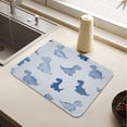 thumbnail image 5 of Dish Drying Mat Absorbent Dish Drainer Kitchen Counter 23.6x19.7inch Dish Drying Pad for Countertops Sinks Draining Racks Cute Blue Dinosaurs, 5 of 9