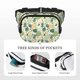 thumbnail image 5 of Disketp Hawaiian Style Riñonera de Doble Capa, Bolsa de Cintura Ajustable para Viajes, Correr y Senderismo, Riñonera Ligera para Hombre y Mujer, 5 of 9